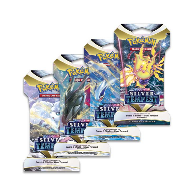 3x Sleeved Silver Tempest (Inglés)