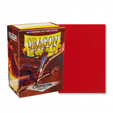 Dragon Shield Matte Standard Crimson
