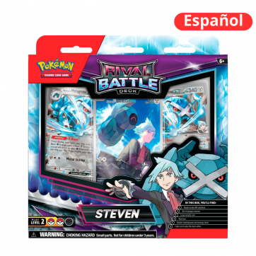 <l class="pre"></l><l class="ng">Pokemon TCG:</l> Mazo Steven ES <l class="text-lanzamiento"> LLegada 29/05</l>