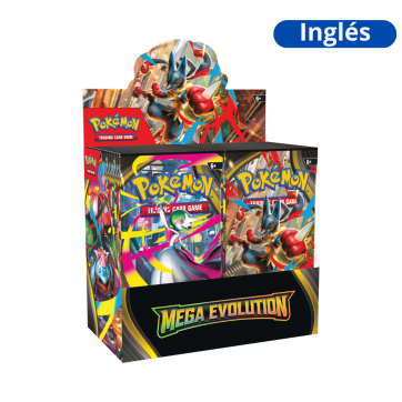 <l class="pre"></l><l class="ng">Pokemon TCG:</l> Mega Evolution - Booster Box <l class="text-lanzamiento">Lanzamiento 26/09</l>