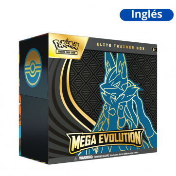<l class="pre"></l><l class="ng">Pokemon TCG:</l> Mega Evolution - Elite Lucario <l class="text-lanzamiento">Llegada 26/09</l>