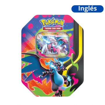 <l class="ng">Pokemon TCG:</l> Tin Mega Charizard X Inglés
