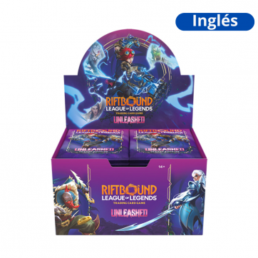 <l class="pre"></l> <l class="ng">Riftbound:</l> Set3 Unleashed - Booster Box inglés <l class="text-lanzamiento">Lanzamiento 08-05</l>