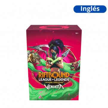 <l class="pre"></l><l class="ng">Riftbound:</l> Vendetta Vault Bundle <l class="text-lanzamiento">Lanzamiento 31-07</l>