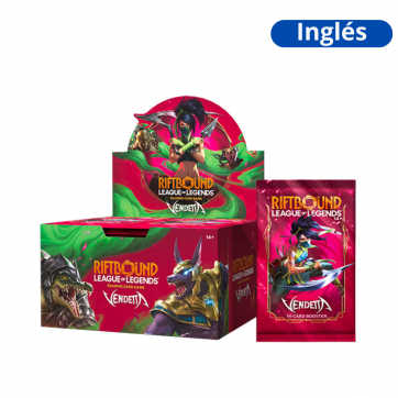 <l class="pre"></l> <l class="ng">Riftbound:</l> Set4 Vendetta - Booster Box inglés <l class="text-lanzamiento">Lanzamiento 31-07</l>