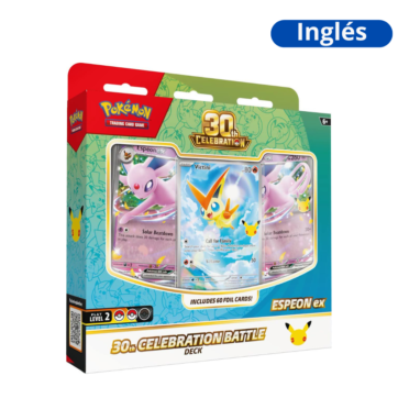 <l class="ng">Pokemon TCG:</l> Celebration - Deck Espeon EN <l class="text-lanzamiento">Lanzamiento 30-10</l>